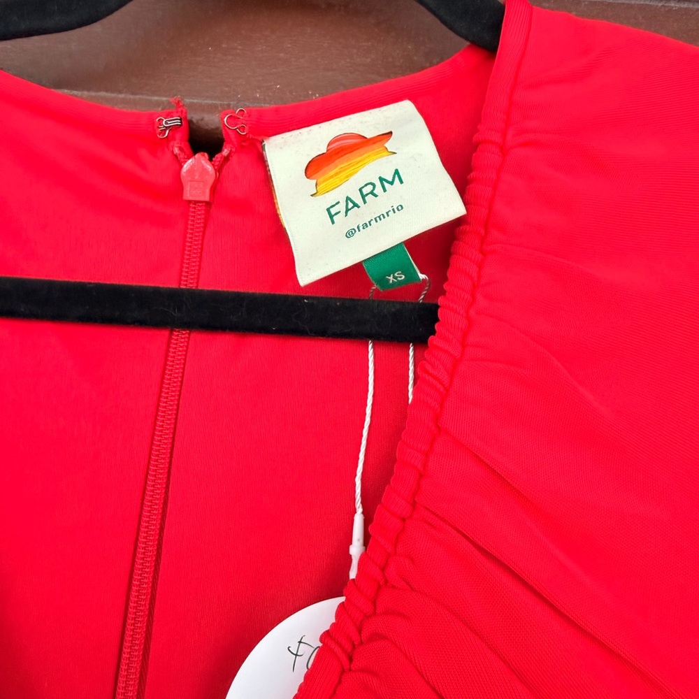 FARM RIO RED DRESS - Picture 4 of 6